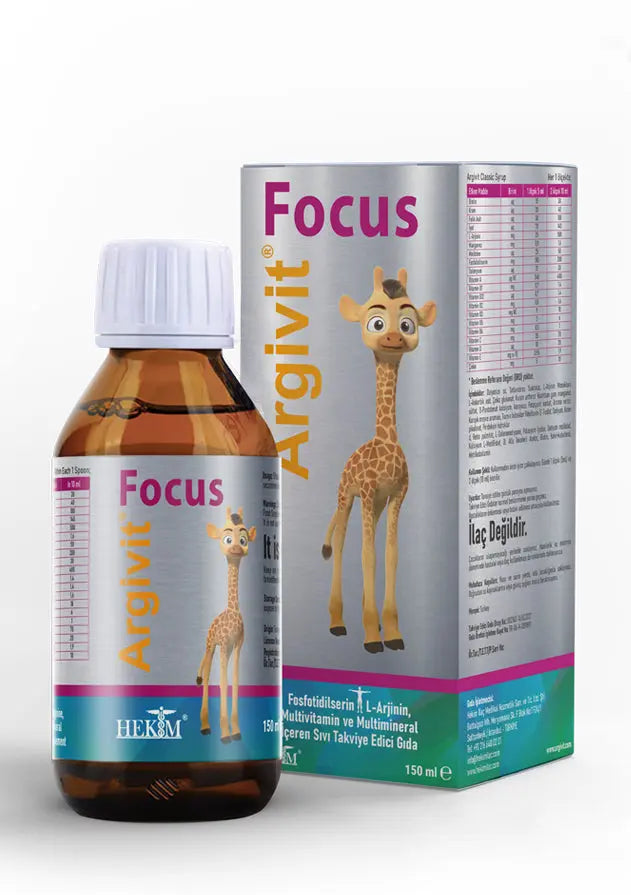 Argivit Supplements: Unlock Your Child's Full Potential with Argivit Focus Syrup 150 ml