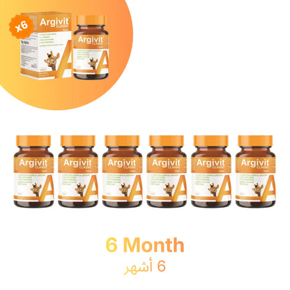 argivit Food Supplement Argivit Classic 6 X 30 Tablets