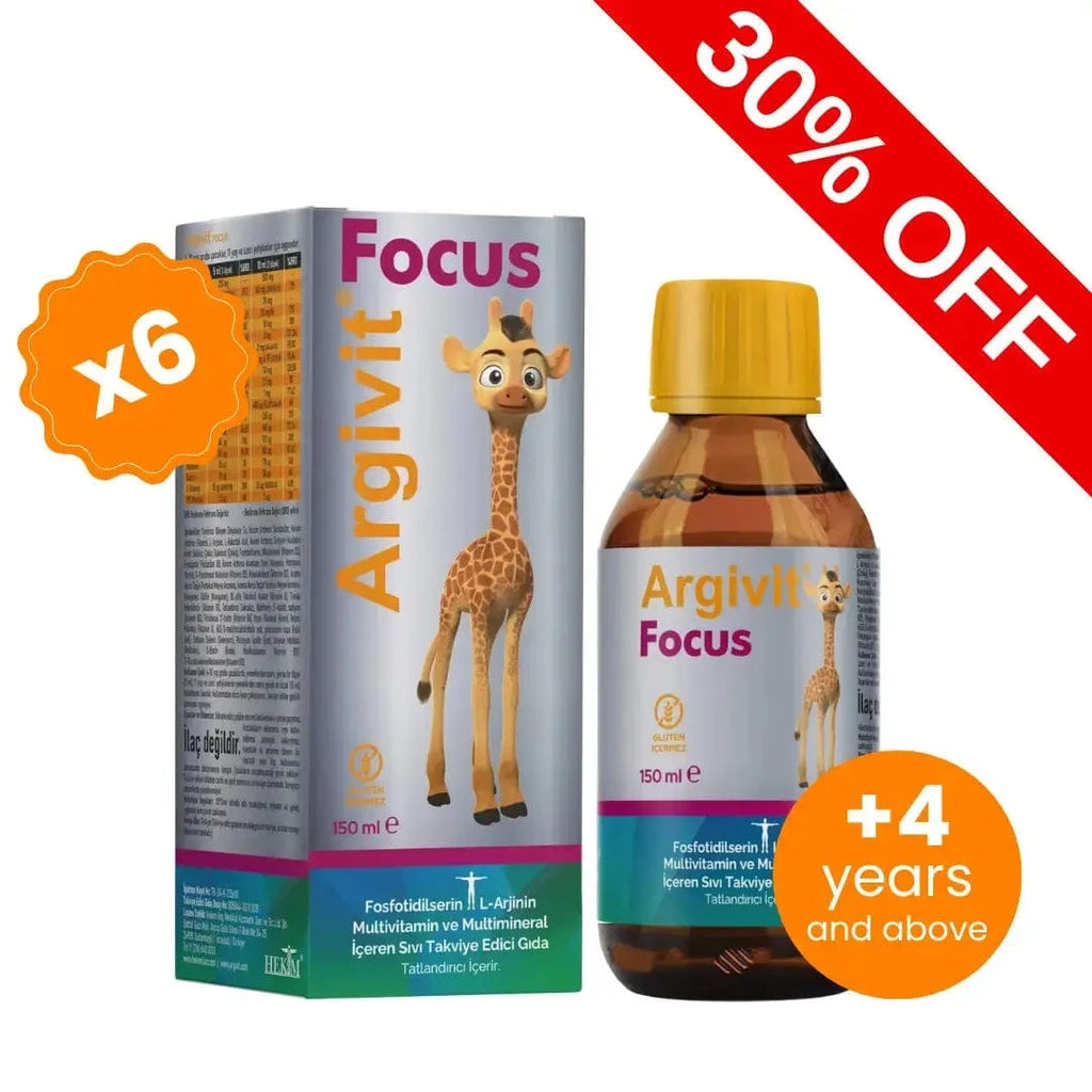 Argivit Focus Syrup 6 X 150 ml. argivit