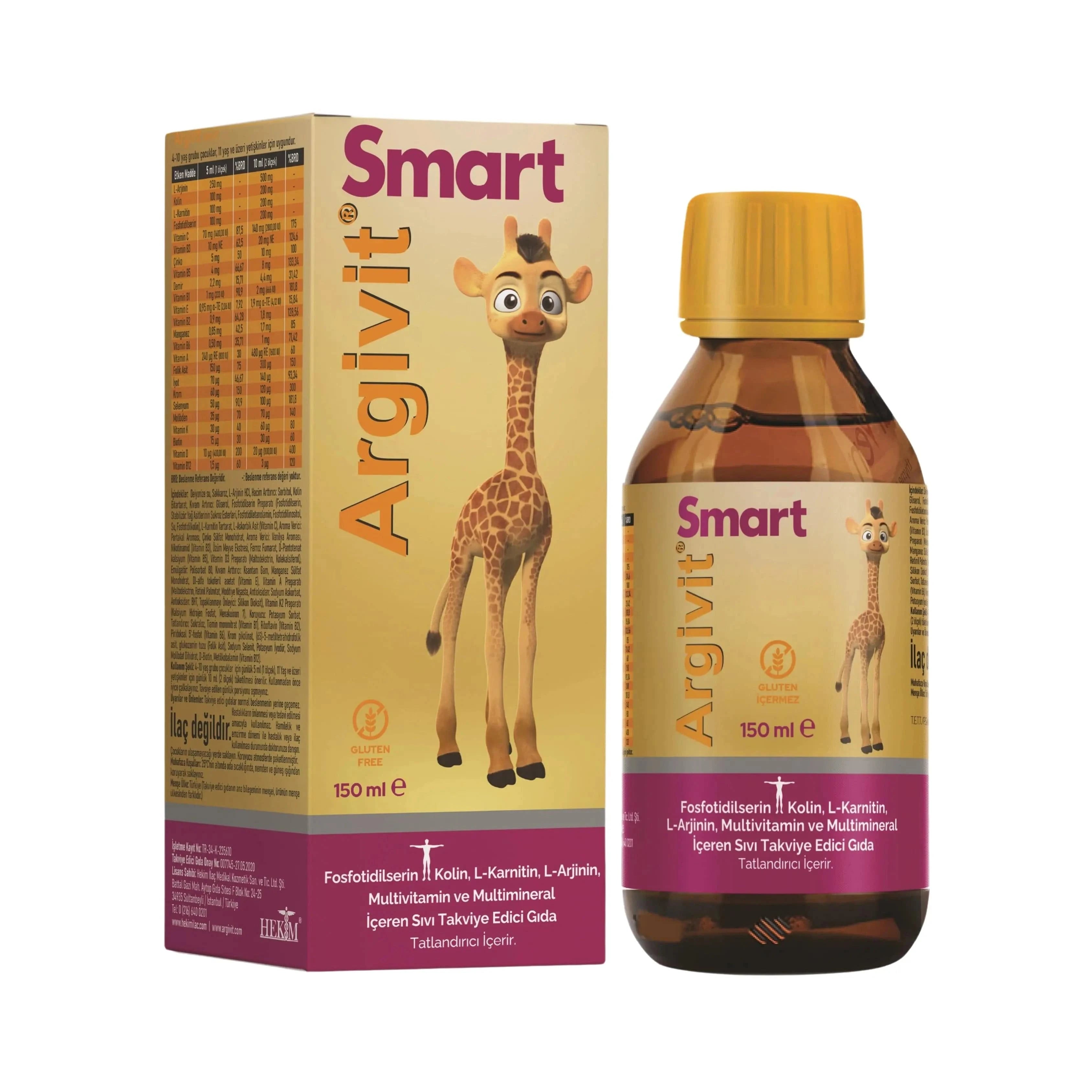 argivit Supplements Argivit Smart Syrup 150 ml