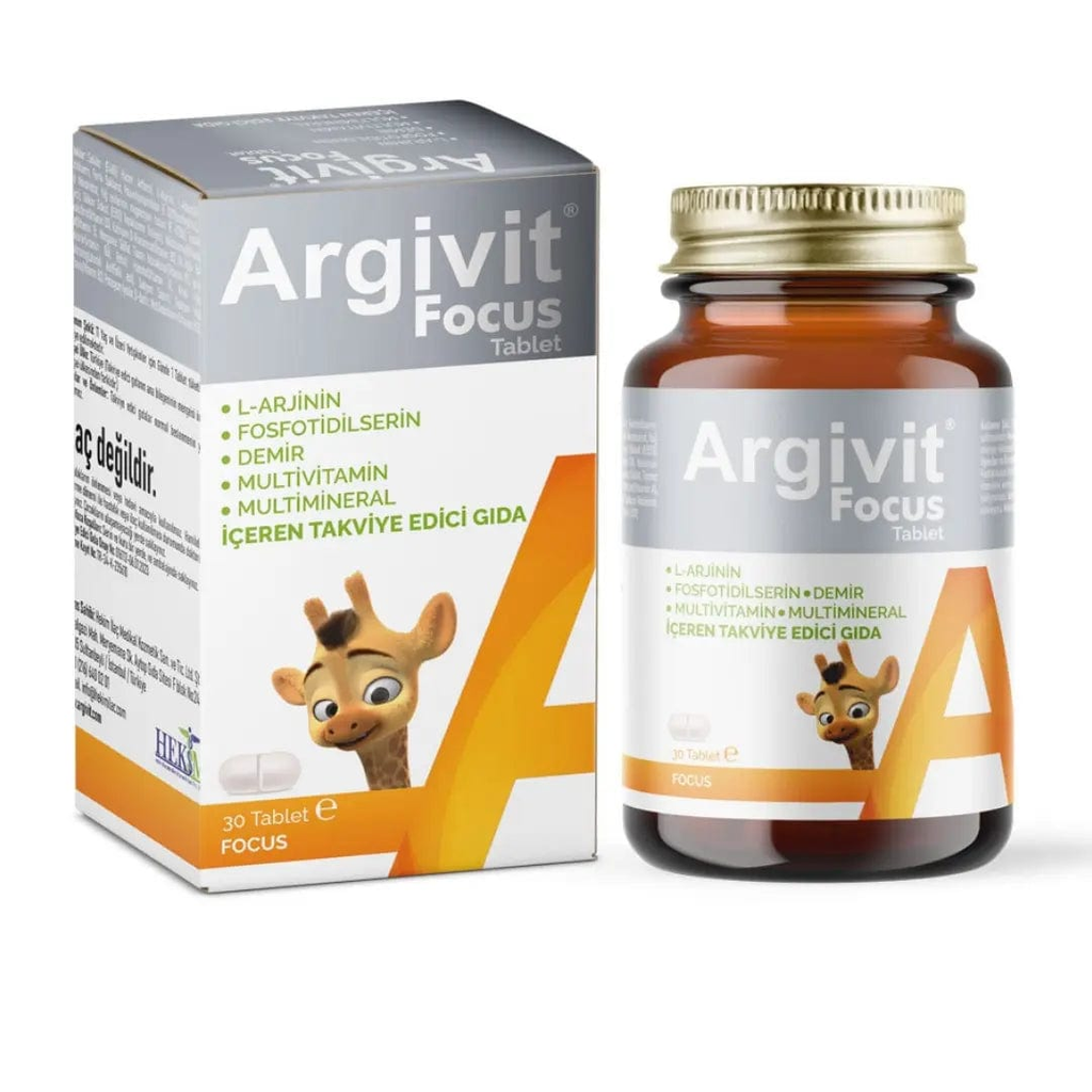 argivit Food Supplement No color / Tablets Argivit Focus 30 Tablets