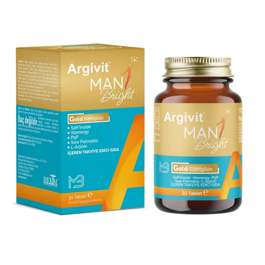 argivit Food Supplement No color / Tablets Argivit Man Bright Gold Complex 30 Tablets