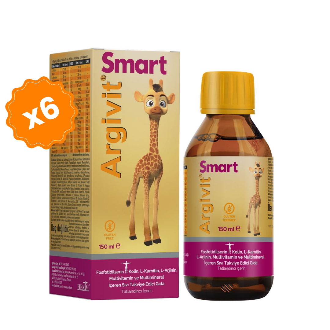 Argivit Smart Syrup 6 X 150 ml argivit